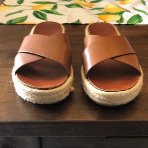 Espadrille slides